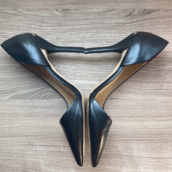 Michael Michael Kors stiletto heels gold logo 8 - Picture 2 of 16